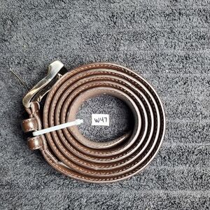 Men's Leather Belt | Size: 52 | Color: Brown | 1-Sided | SKU: W-47 | RRR Belts